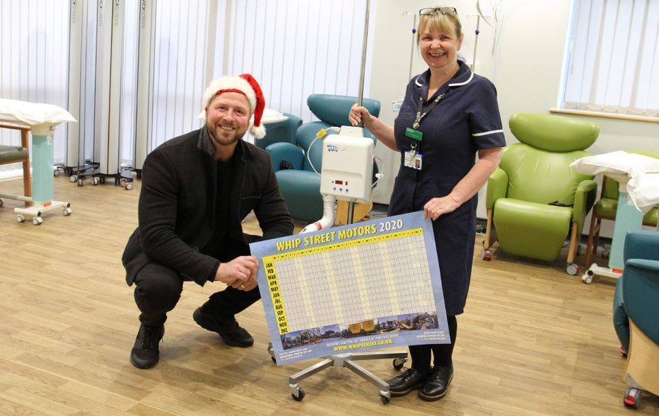 Whip Street purchase Airglove machine for the Woolverstone Macmillan Centre at Ipswich Hospital